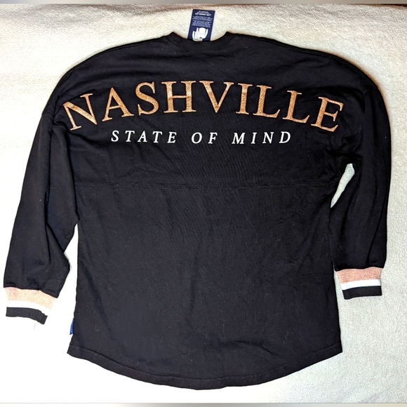 Spirit Jersey oversized medium long sleeve T-shirt NWT - Picture 1 of 3